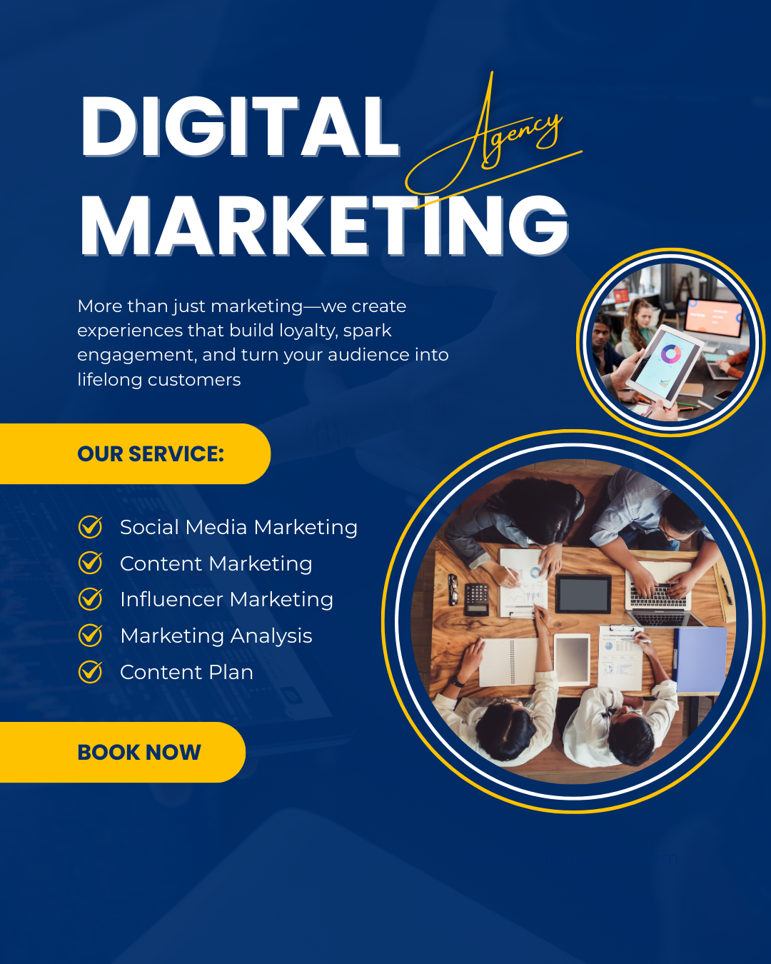 Blue and White Gradient Geometric Modern 3D Man Illustrative Digital Marketing Agency Instagram Post (1)